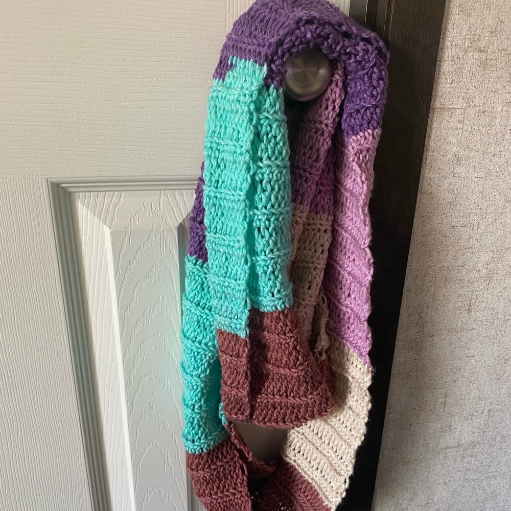 Stripe Infinity Scarf